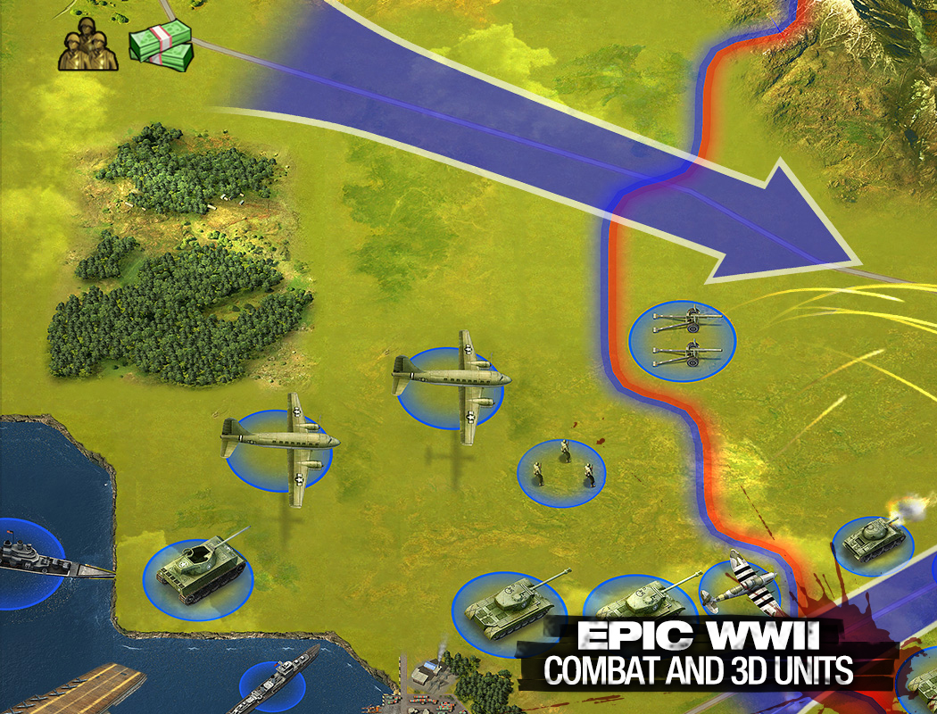 Epic WWII Combat and 3D Units!